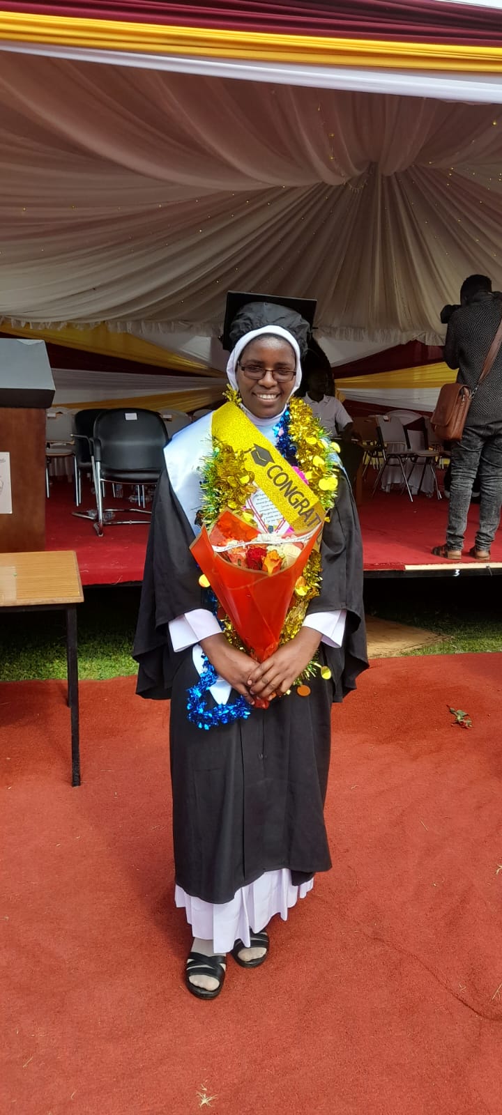 Congratulations Sr.Benadette Maria on your graduation